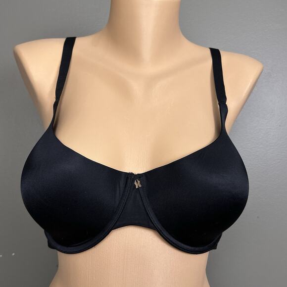 Savage X Fenty Bra Size 36DDD Balconette Black Underwire Lined New NWT Strappy - Picture 1 of 6